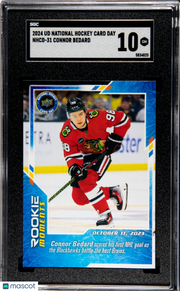 2024 Upper Deck National Hockey Card Day Connor Bedard #NHCD-31 SGC 10