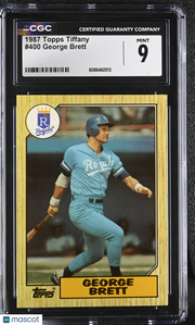 1987 Topps Tiffany George Brett #400 CGC 9 Kansas City Royals