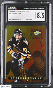 1995-96 Score Dream Team Jaromir Jagr #8 CGC 8.5