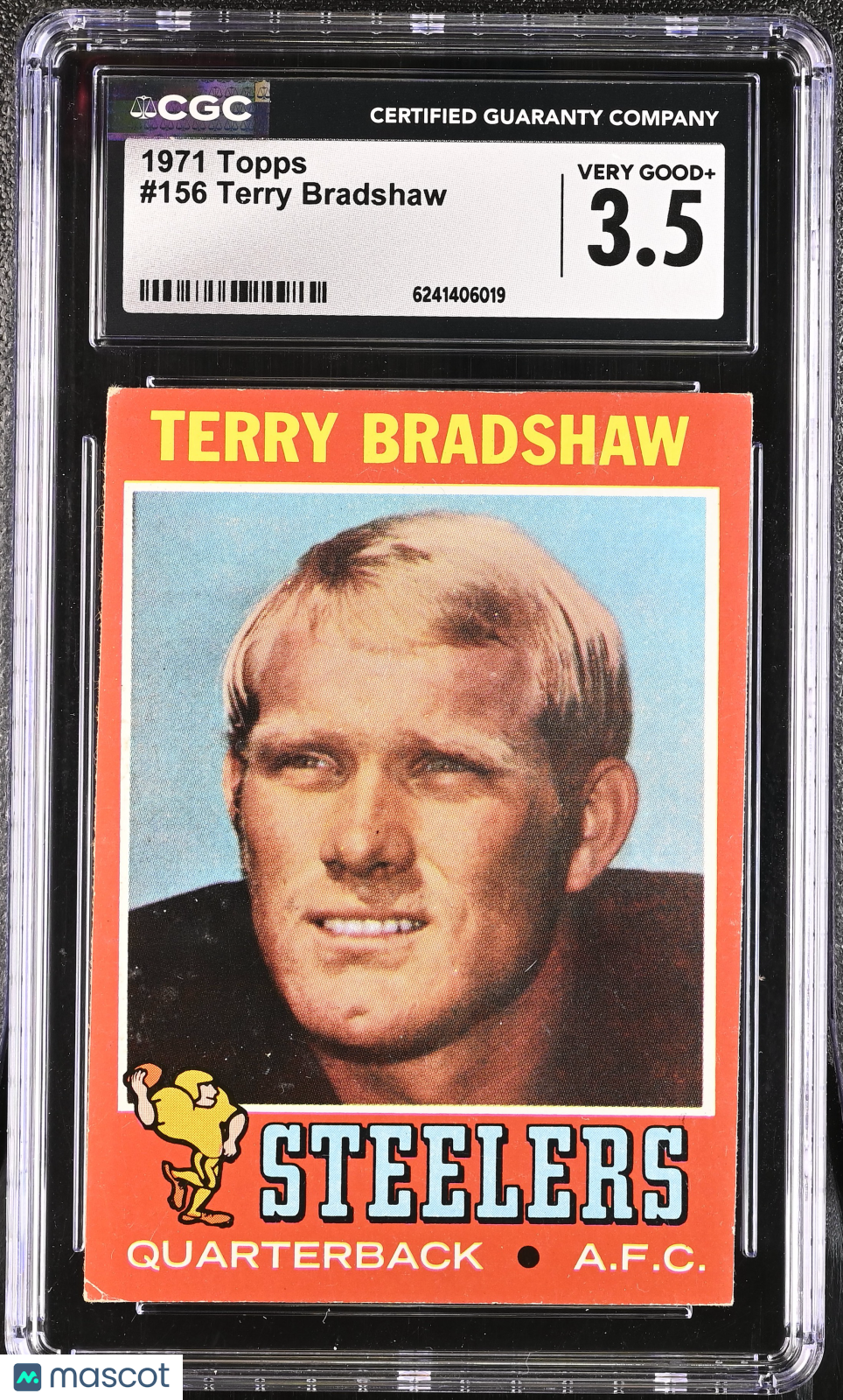 1971 Topps Terry Bradshaw #156 CGC 3.5 Pittsburgh Steelers