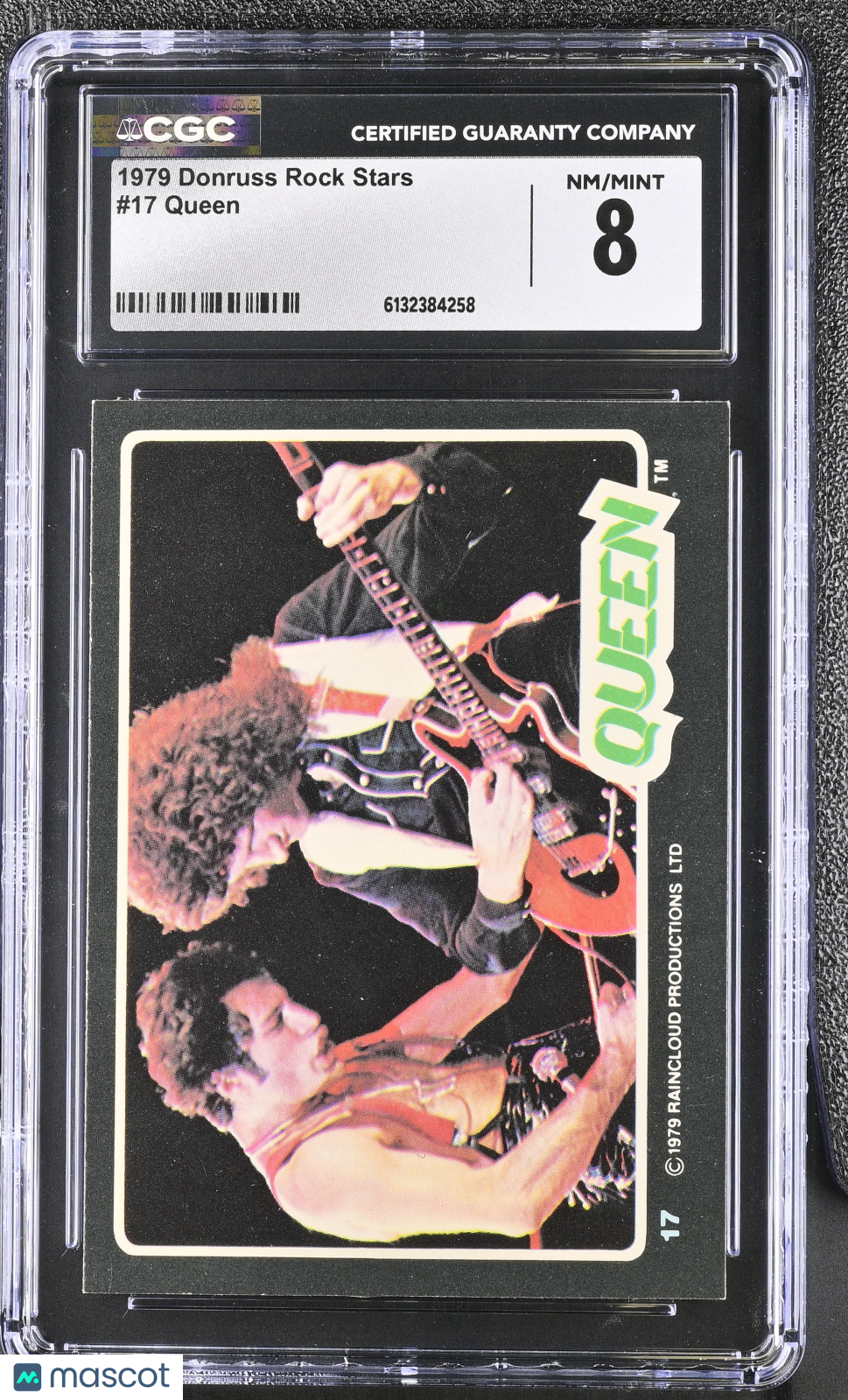 1979 Donruss Rock Stars Queen #17 CGC 8
