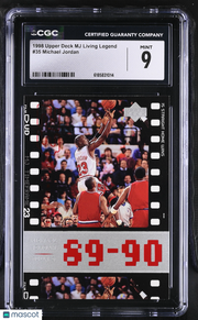 1998 Upper Deck MJ Living Legend Michael Jordan #35 CGC 9 Chicago Bulls