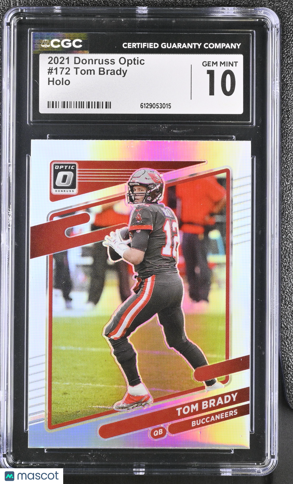 2021 Donruss Optic Tom Brady Holo #172 CGC 10 Ohio State Buckeyes