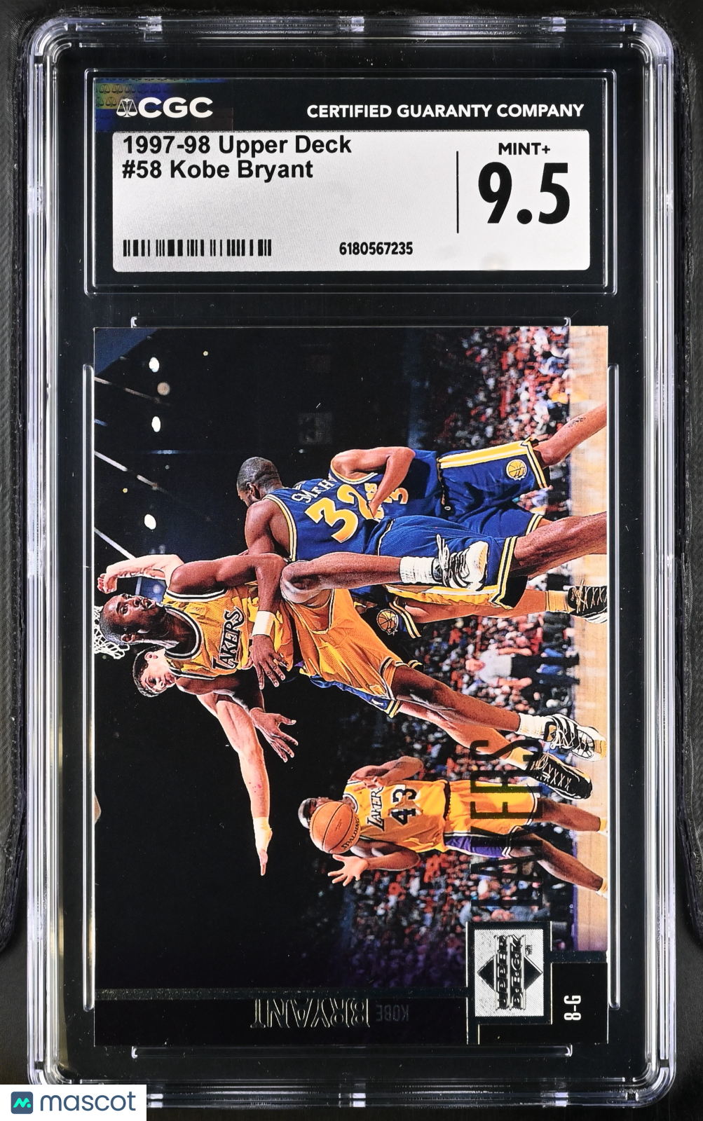1997-98 Upper Deck Kobe Bryant #58 CGC 9.5 Los Angeles Lakers