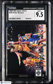 1997-98 Upper Deck Kobe Bryant #58 CGC 9.5 Los Angeles Lakers