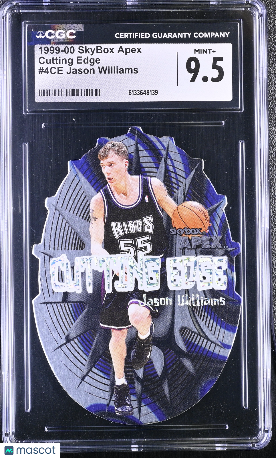 1999-00 Skybox Apex Jason Williams Cutting Edge #4CE CGC 9.5 Sacramento Kings