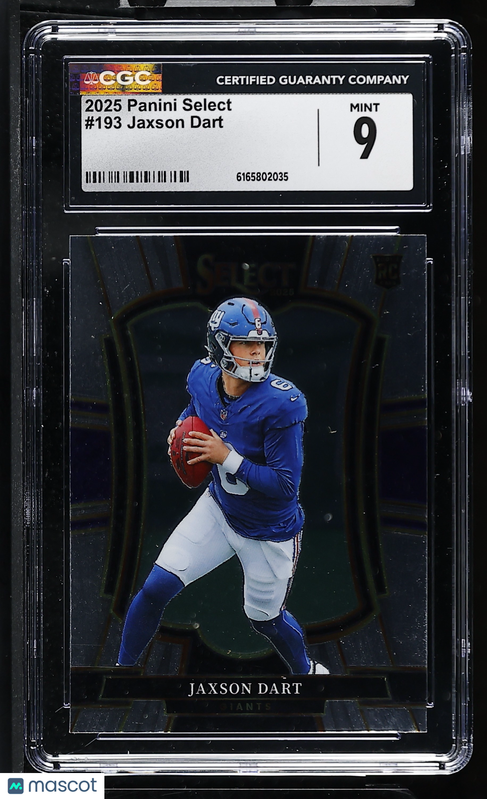 2025 Panini Select Jaxson Dart #193 CGC 9