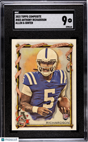 2023 Topps Composite Anthony Richardson Allen & Ginter #403 SGC 9
