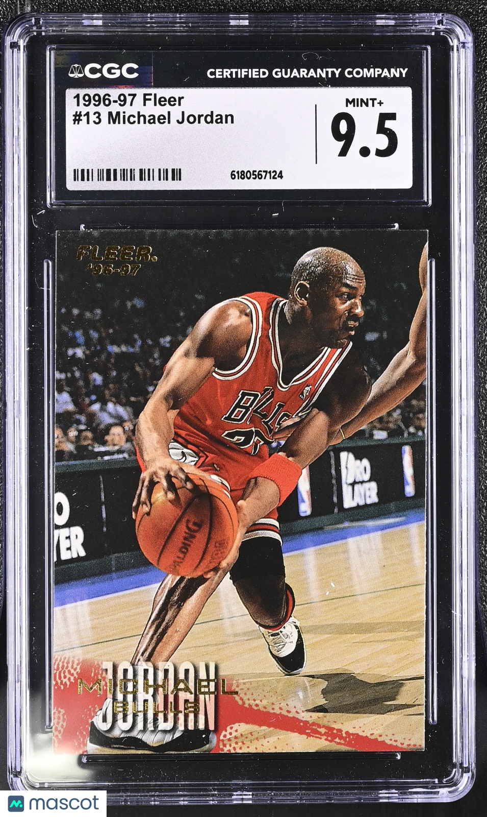 1996-97 Fleer Michael Jordan #13 CGC 9.5 Chicago Bulls