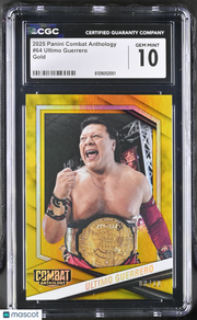 2025 Panini Combat Anthology 08/10 #64 Gold CGC 10