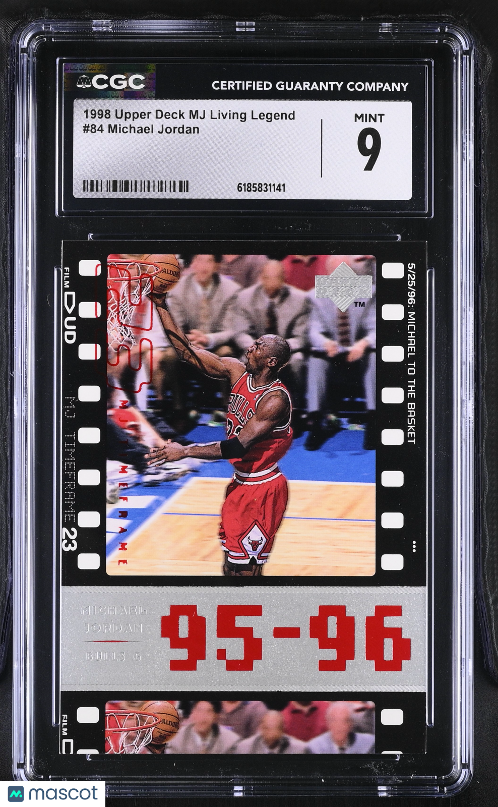 1998 Upper Deck MJ Living Legend Michael Jordan #84 CGC 9 Chicago Bulls