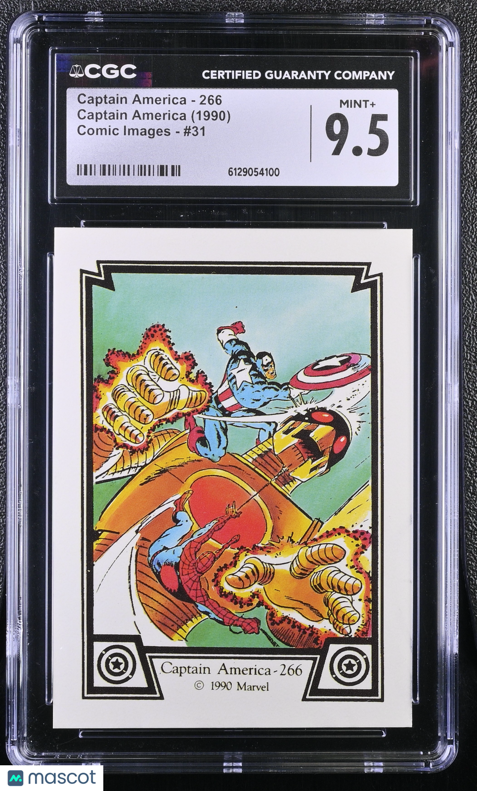 1990 Comic Images Captain America Captain America - 266 #31 CGC 9.5
