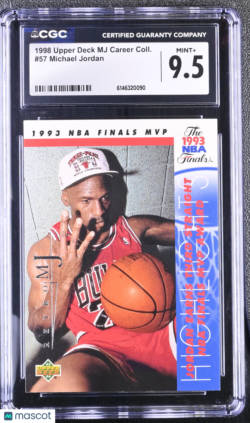 1998 Upper Deck MJ Career Collection Michael Jordan #57 CGC 9.5 Chicago Bulls