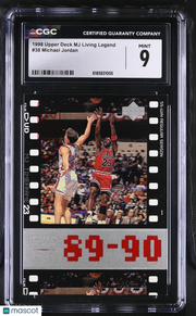 1998 Upper Deck MJ Living Legend Michael Jordan #38 CGC 9 Chicago Bulls