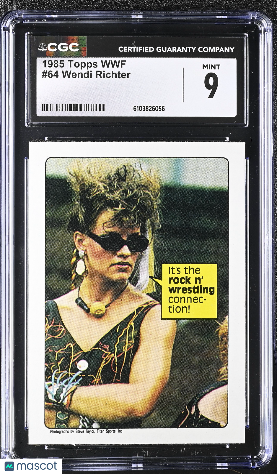 1985 Topps WWF Wendi Richter #64 CGC 9