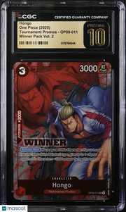 One Piece Tournament Promos Hongo Winner Pack Vol.2 CGC 10 #OP09-011 Pristine