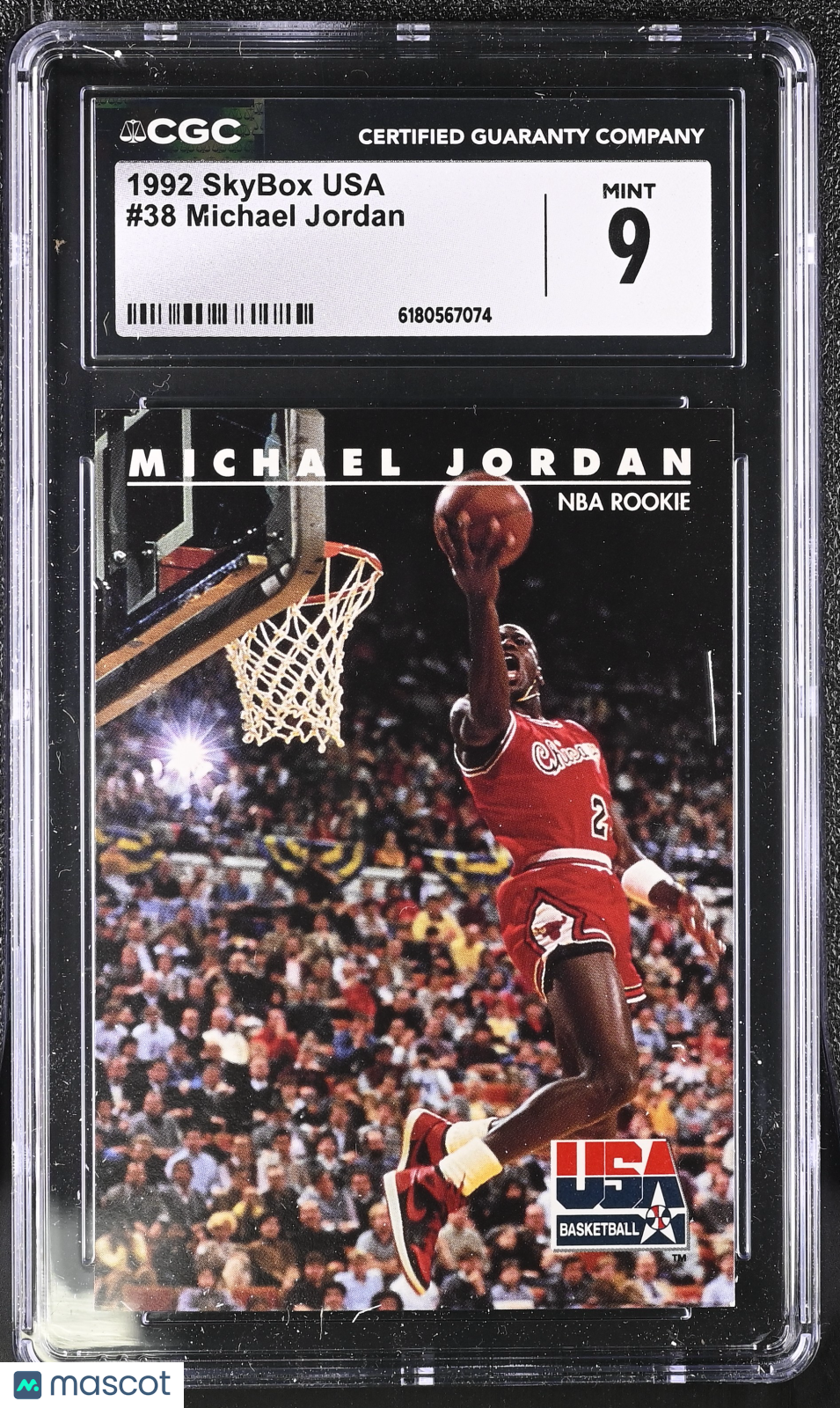 1992 Skybox Usa Michael Jordan #38 CGC 9 Chicago Bulls