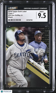 2019 Topps Gold Label Ken Griffey Jr. Black Class 1 #56 CGC 9.5 Seattle Mariners