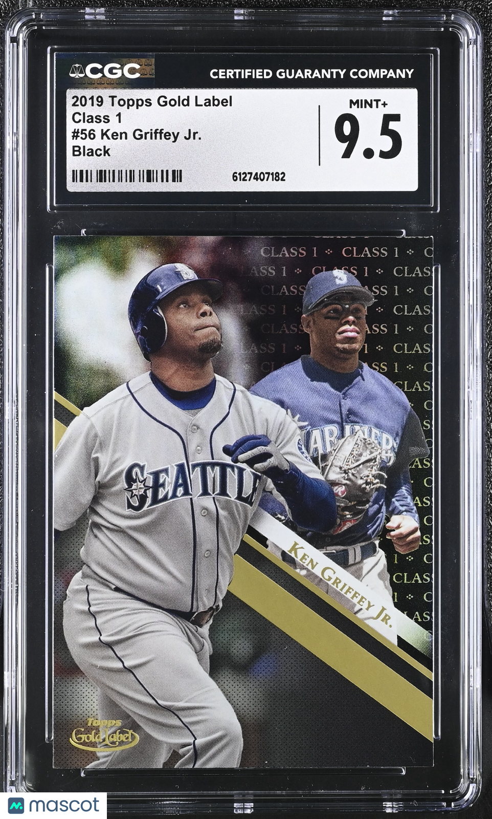2019 Topps Gold Label Ken Griffey Jr. Black Class 1 #56 CGC 9.5 Seattle Mariners