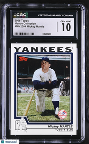2006 Topps Mickey Mantle Mantle Collection #MM2004 CGC 10 New York Yankees