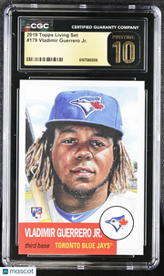 2019 Topps Living Set Vladimir Guerrero Jr. Rookie #179 CGC 10 Toronto Blue Jays