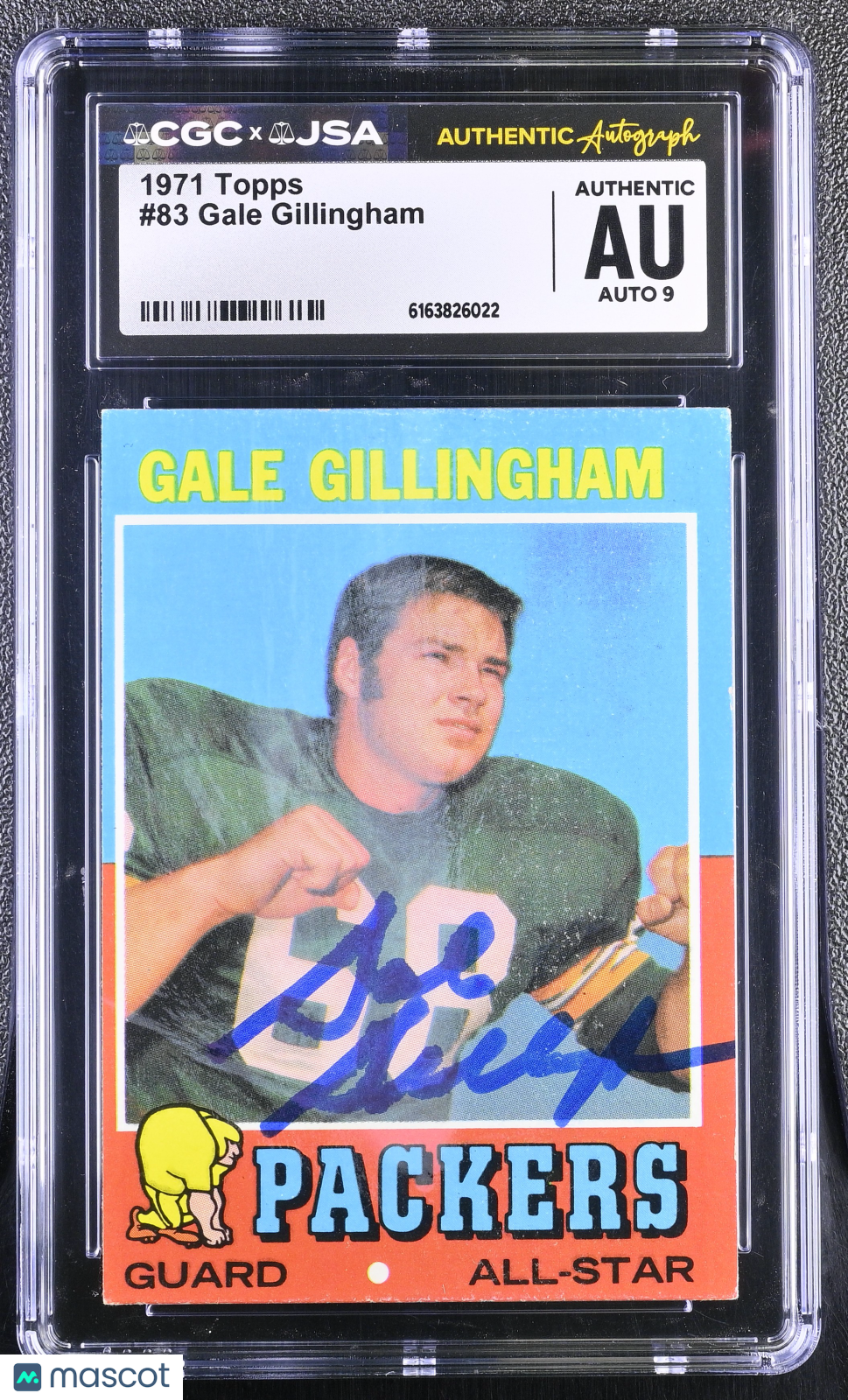 1971 Topps Gale Gillingham Auto Autograph #83 CGC Authentic JSA Packers