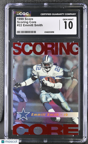 1999 Score Emmitt Smith Scoring Core #22 CGC 10 Dallas Cowboys