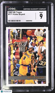 1997-98 Topps Kobe Bryant #171 CGC 9 Los Angeles Lakers