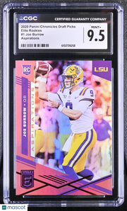 2020 Chronicles Draft Picks Joe Burrow Aspirations Elite Rookies #1 CGC 9.5 LSU