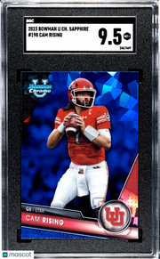 2023 Bowman U Chrome Sapphire Cam Rising #198 SGC 9.5