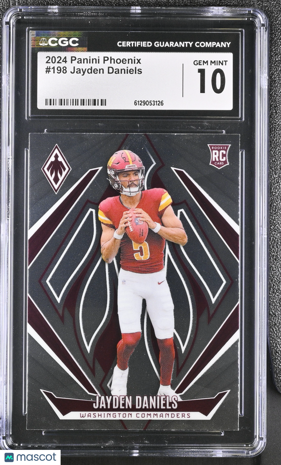 2024 Panini Phoenix Jayden Daniels #198 CGC 10