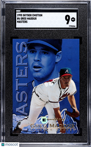 1995 Skybox Emotion Greg Maddux Masters #6 SGC 9