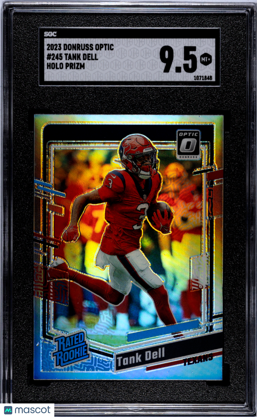 2023 Donruss Optic Tank Dell Holo Prizm #245 SGC 9.5