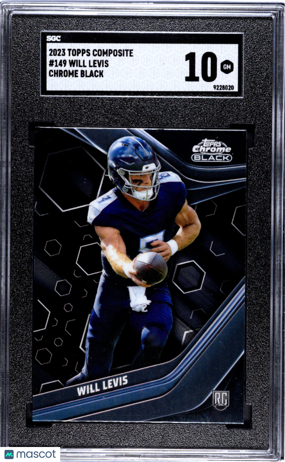 2023 Topps Composite Will Levis Chrome Black #149 SGC 10