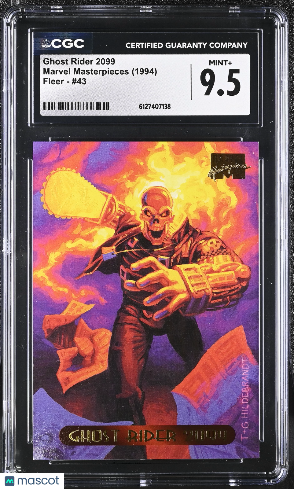 1994 Fleer Marvel Masterpieces Ghost Rider 2099 #43 CGC 9.5