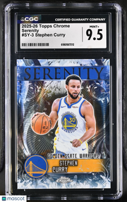 2025-26 Topps Chrome Stephen Curry Serenity #SY-3 CGC 9.5 Golden State Warriors