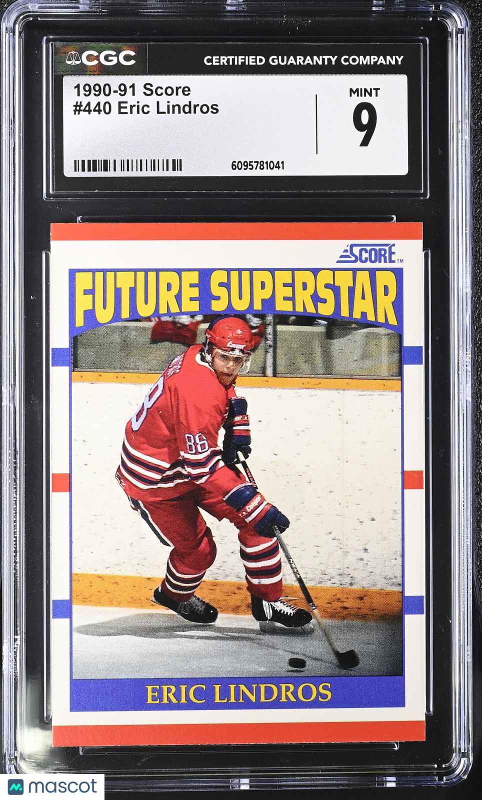 1990-91 Score Eric Lindros #440 CGC 9