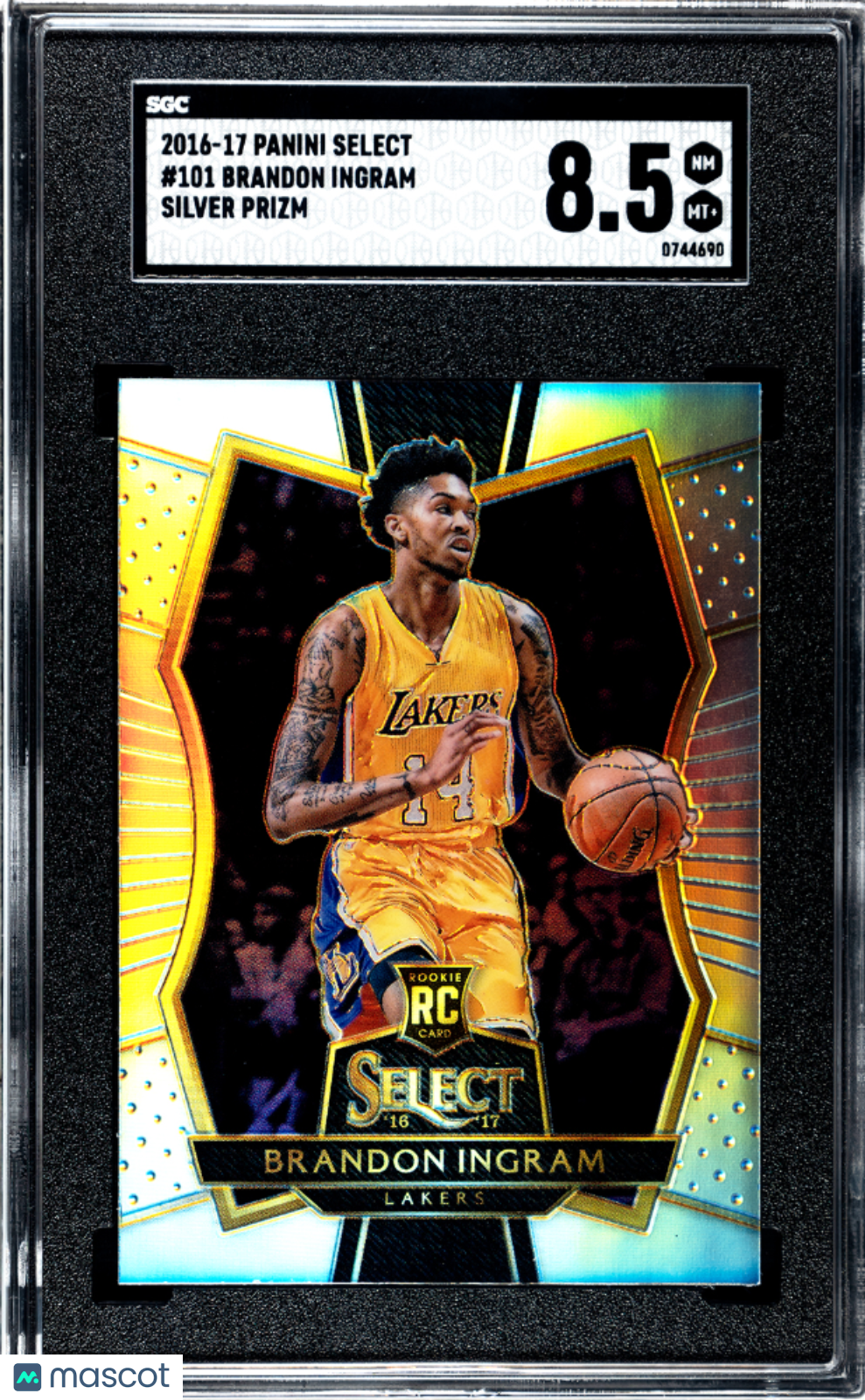 2016 Panini Select Brandon Ingram Silver Prizm #101 SGC 8.5