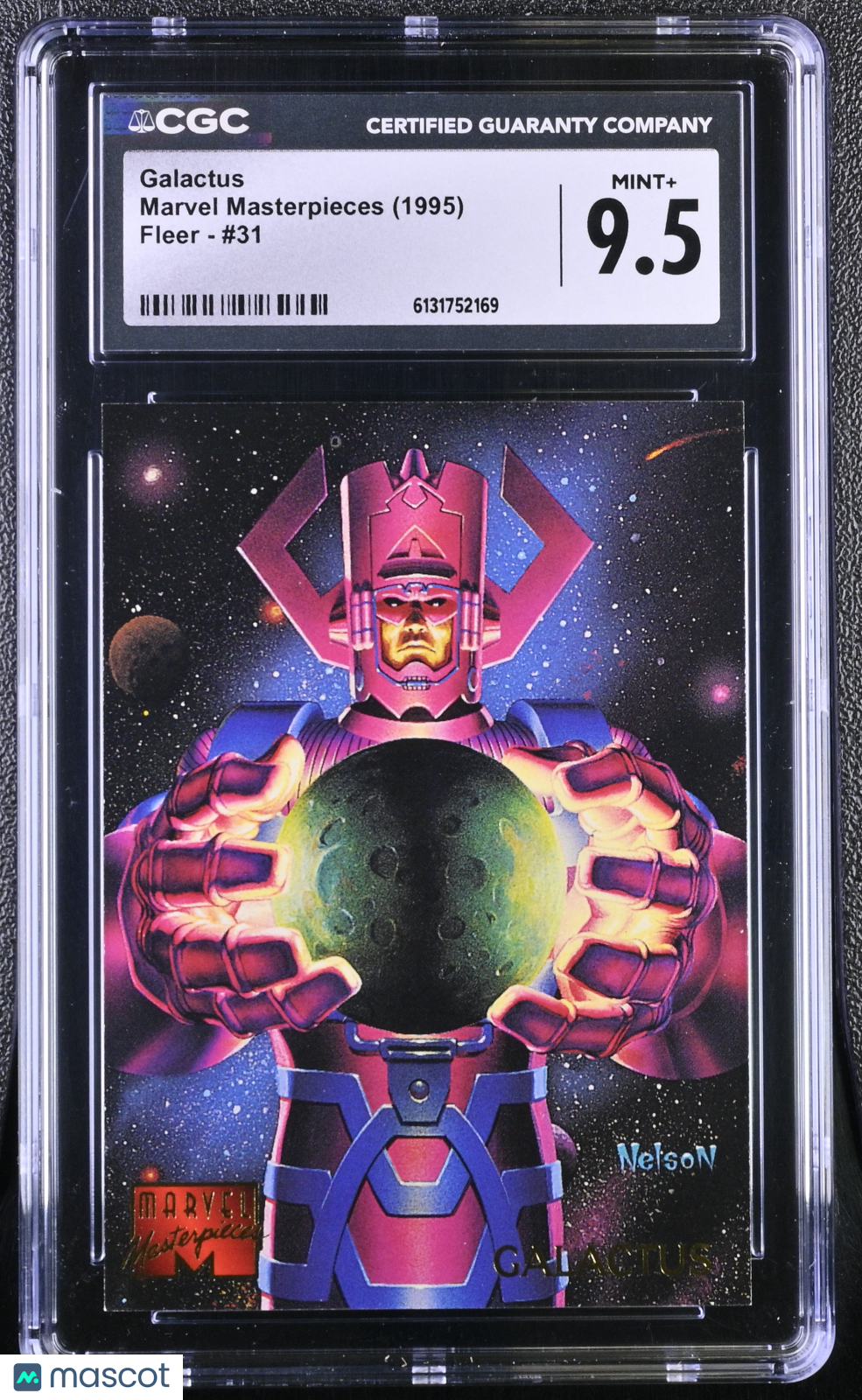 1995 Fleer Marvel Masterpieces Galactus #31 CGC 9.5