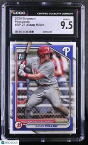 2024 Bowman Aidan Miller Rookie Prospects #BP-27 CGC 9.5 Philadelphia Phillies