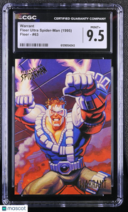 1995 Fleer Ultra Spider-Man Warrant #63 CGC 9.5