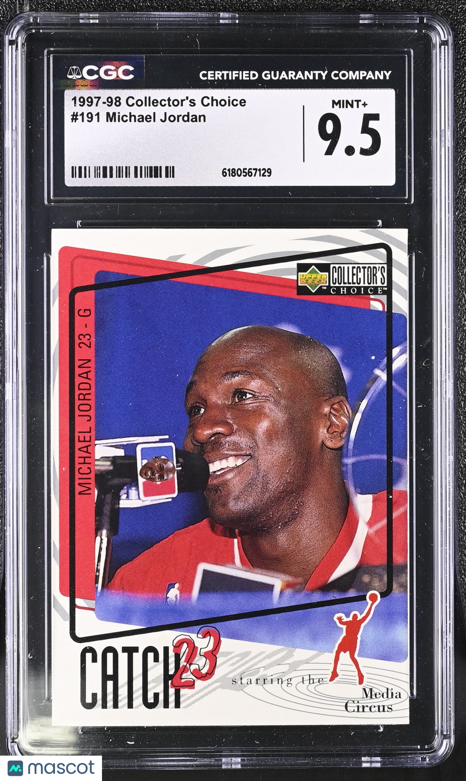 1997-98 Collector's Choice Michael Jordan #191 CGC 9.5 Chicago Bulls