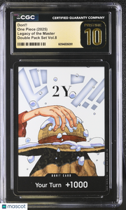 2025 One Piece Legacy Of The Master Don!! Double Pack Set Vol.8 CGC 10 Pristine
