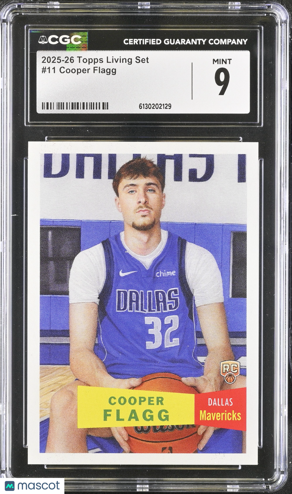 2025-26 Topps Living Set Cooper Flagg #11 CGC 9