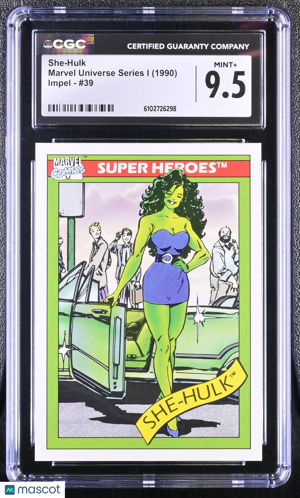 1990 Impel Marvel Universe Series I She-Hulk #39 CGC 9.5