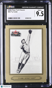 2002 Fleer Fall Classic Ty Cobb #65 CGC 9.5 Detroit Tigers