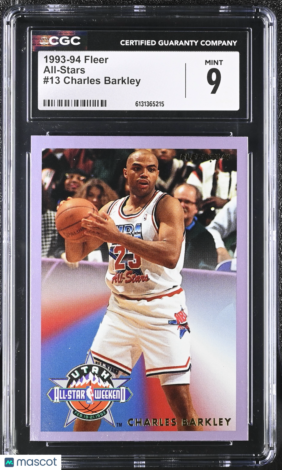 1993-94 Fleer Charles Barkley All-Stars #13 CGC 9 Phoenix Suns