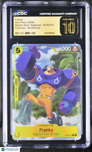 2026 One Piece Starter Deck: Egghead Franky Borderless CGC 10 #ST29-010