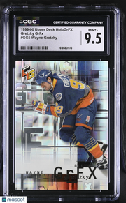 1999-00 Upper Deck Hologrfx Wayne Gretzky GrFx #GG5 CGC 9.5 St. Louis Blues