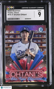 2025 Bowman Shohei Ohtani Hobby Stars #HS-4 CGC 9 Los Angeles Dodgers